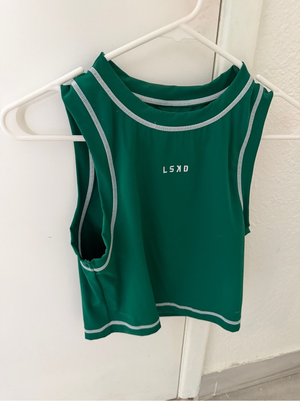 Women's Green Performance Crop Tank